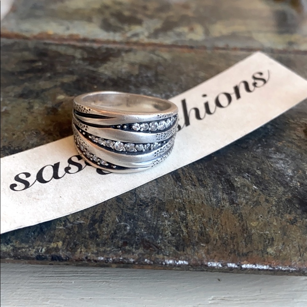 Stunning Silpada Cubic Zirconia Ring